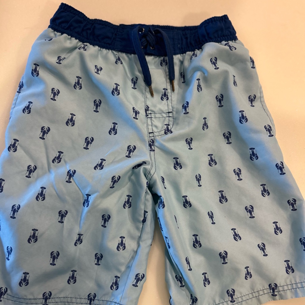 Cabana Life Blue/White Swim Shorts W/O Liner